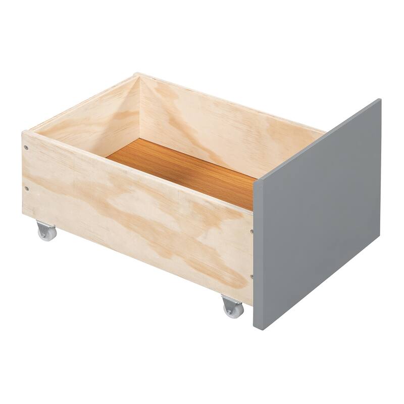 Modern Murphy Bed with Drawers, Cabinets, and USB Ports