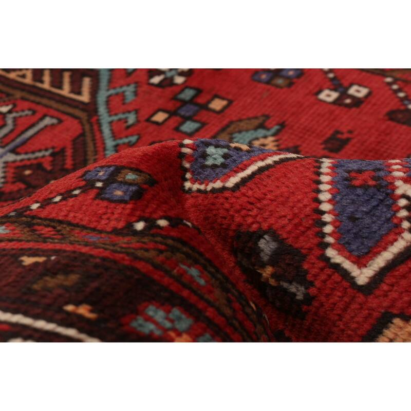 ECARPETGALLERY Hand-knotted Konya Anatolian Red Wool Rug - 3'4 x 13'9
