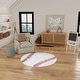 preview thumbnail 7 of 8, Nourison Imagination Indoor only White Graphic Area Rug - 5' Round