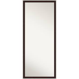 Maya Non-Beveled Framed Full-Length Floor Leaner Mirror