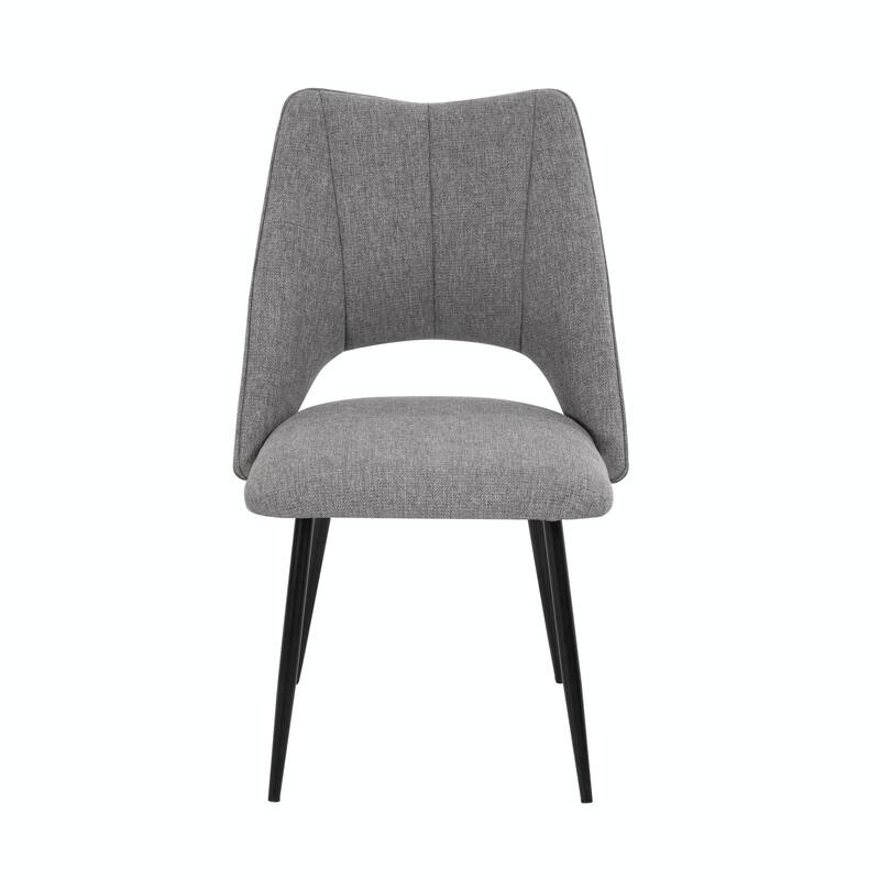 4-Chair Set Combination, Modern and Simple with High Resilience Filling, Metal Legs, Adjustable Feet