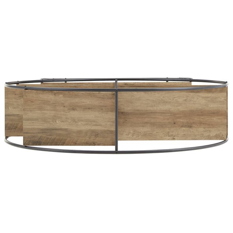 Armen Matte Black Finish Metal Round Bookcase by iNSPIRE Q Modern