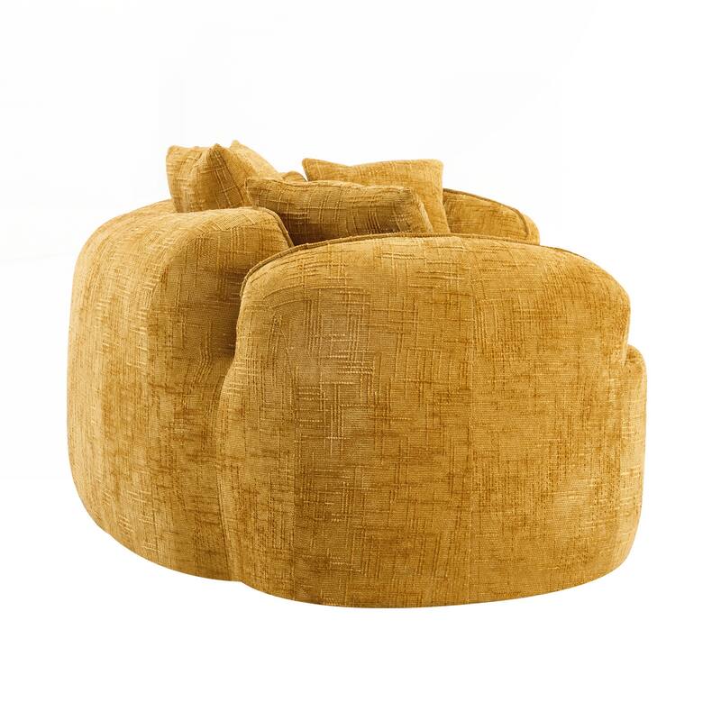 Curved Compressed Sofa, Creative Nordic-style Design for Living Room