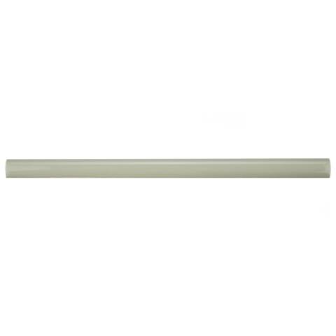Merola Tile Chester Sage .5" x 12" Ceramic Demi-Bullnose Wall Trim Tile - (1 Tile)