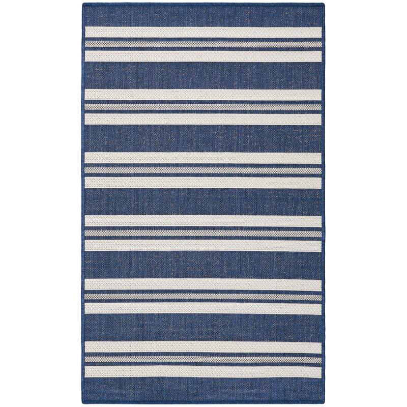 Nourison Horizon Indoor/Outdoor Modern Rug - 3' x 5' - Navy