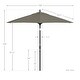 preview thumbnail 71 of 99, Pompano 9ft Crank Lift Push Button Tilt Round Patio Umbrella by Havenside Home, Base Not Included