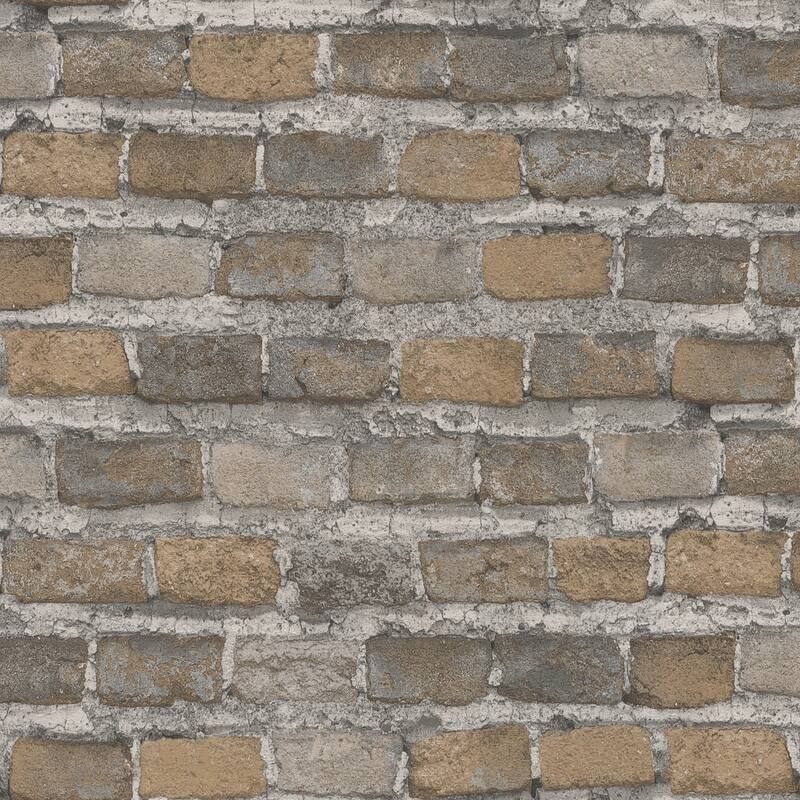 Advantage Lennox Neutral Brick Wallpaper