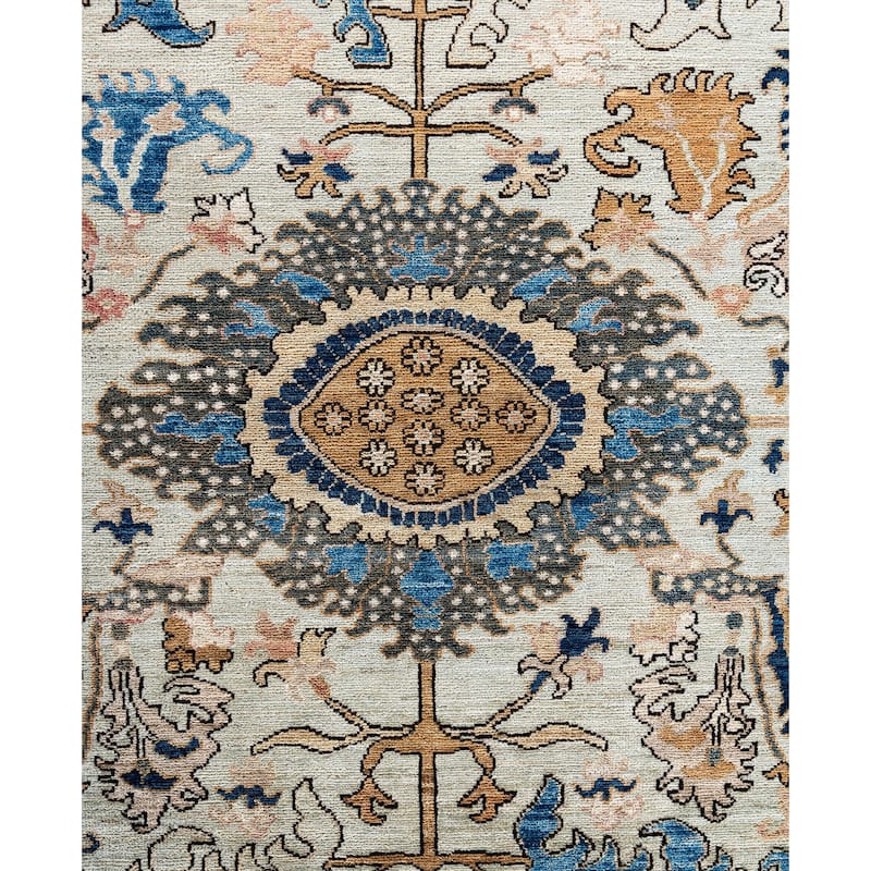 Serapi One-of-a-Kind Hand-Knotted Area Rug - Ivory - 8' 1" x 10' 0"