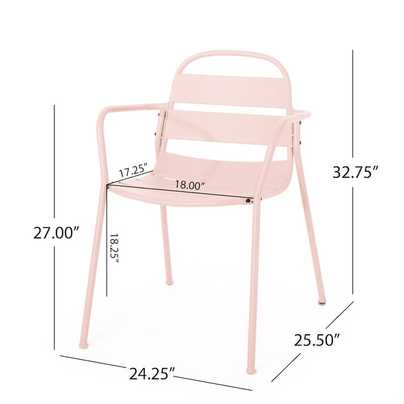 Terra Outdoor Outdoor 3 Piece Bistro Set by Christopher Knight Home - N/A