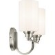 preview thumbnail 8 of 9, Kichler 55225 Gioe 2 Light 14" Wide Vanity Light with Opal Glass