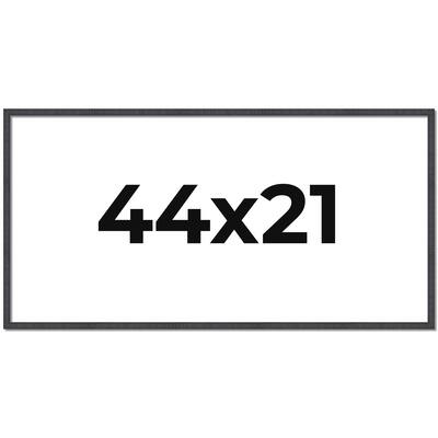 44x21 Frame Brown Solid Wood Picture Frame - Complete Modern Photo