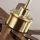 preview thumbnail 14 of 16, 72" Gold Transitional Walnut 8 ABS Blades Propeller Ceiling Fan with Dimmable LED Light and Remote Control, DC Motor