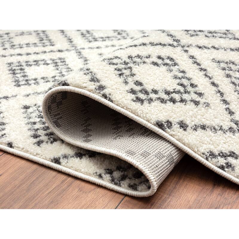 Abani Casa Moroccan Rustic Ivory Area Rug