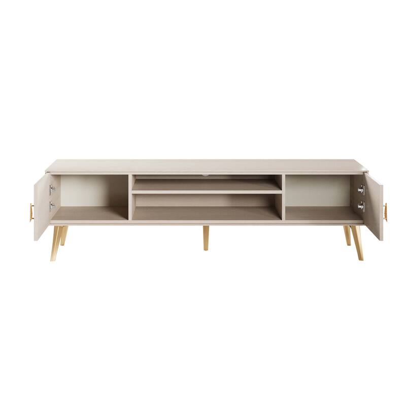 Manhattan Comfort Haley 70.9" Mid-Century Modern TV Stand