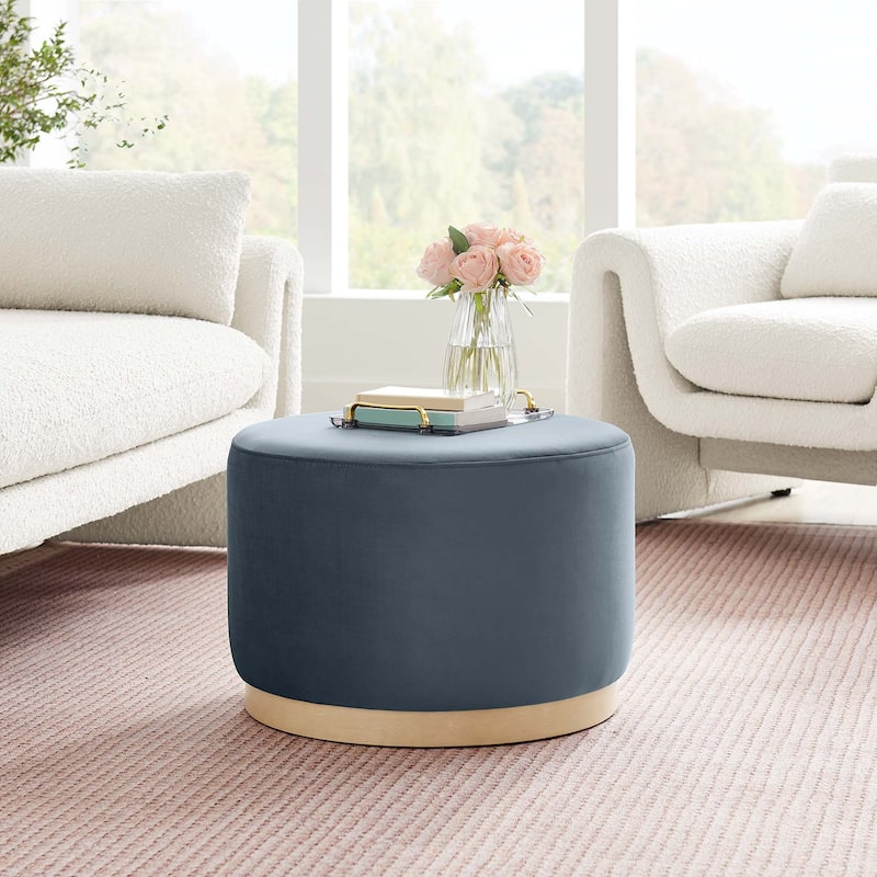 Tilden 16"/23"/29"/38" Performance Velvet Upholstered Ottoman