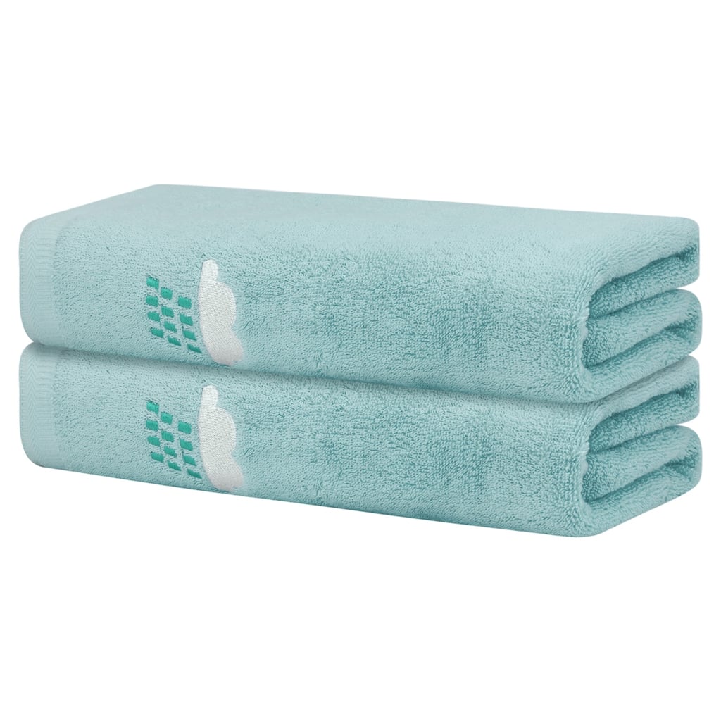 Absorbent 2 Pack Bath Towels Set, Quick Dry and Low Linting Towels for Bathroom, Gym, Pool 28" x 56"