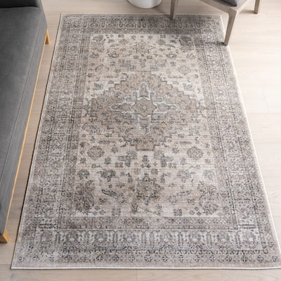 Nuloom Lillith Traditional Medallion Area Rug