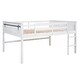 preview thumbnail 38 of 56, Kids Low Loft Bed Frame with Hanging Clothes Racks(Twin or Full )