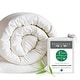 preview thumbnail 19 of 22, BedVoyage viscose from Bamboo Cotton Duvet Cover Snow - King