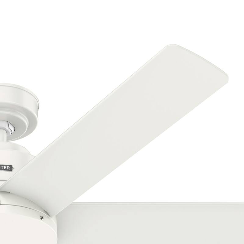 Hunter 52" Kennicott Outdoor Ceiling Fan, Wall Control - Contemporary, Industrial, Transitional - Windmill - Damp Rated!