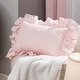preview thumbnail 8 of 8, Lambs & Ivy Floral Garden Watercolor/Pink Linen 5-Piece Baby Crib Bedding Set