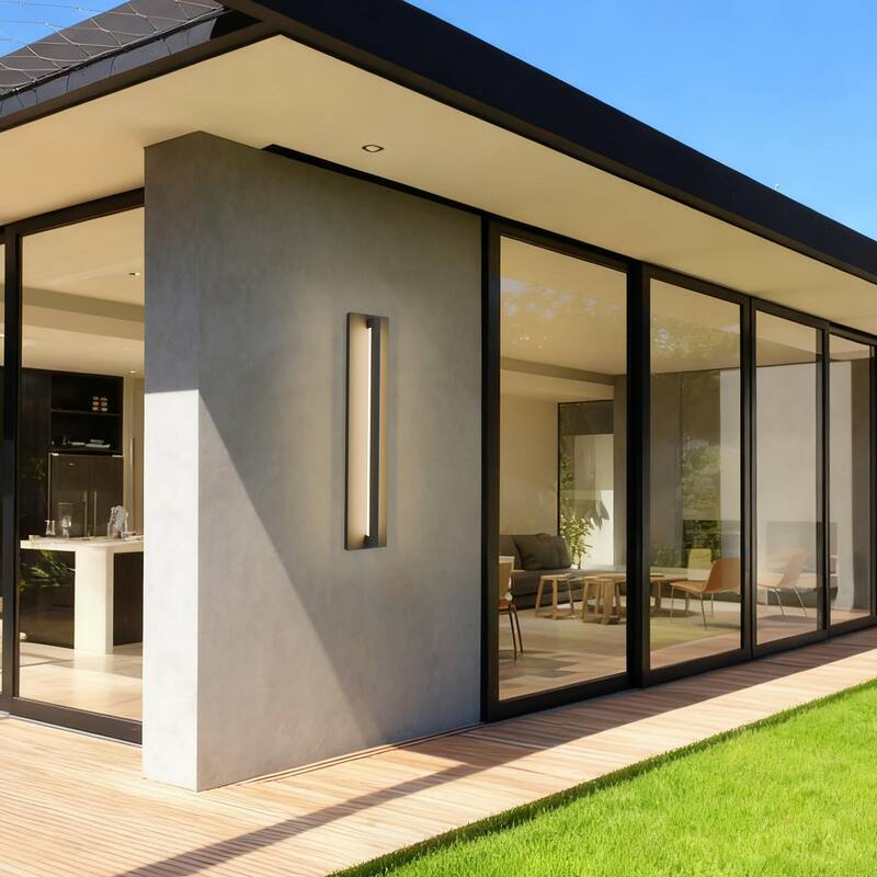 Long Outdoor Wall Lights Waterproof Modern Exterior Lighting Fixtures