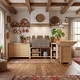 preview thumbnail 29 of 93, 100% Solid Wood Outdoor Kitchen Cabinet Set, Modular Patio BBQ Island Sideboard Buffet Pantry
