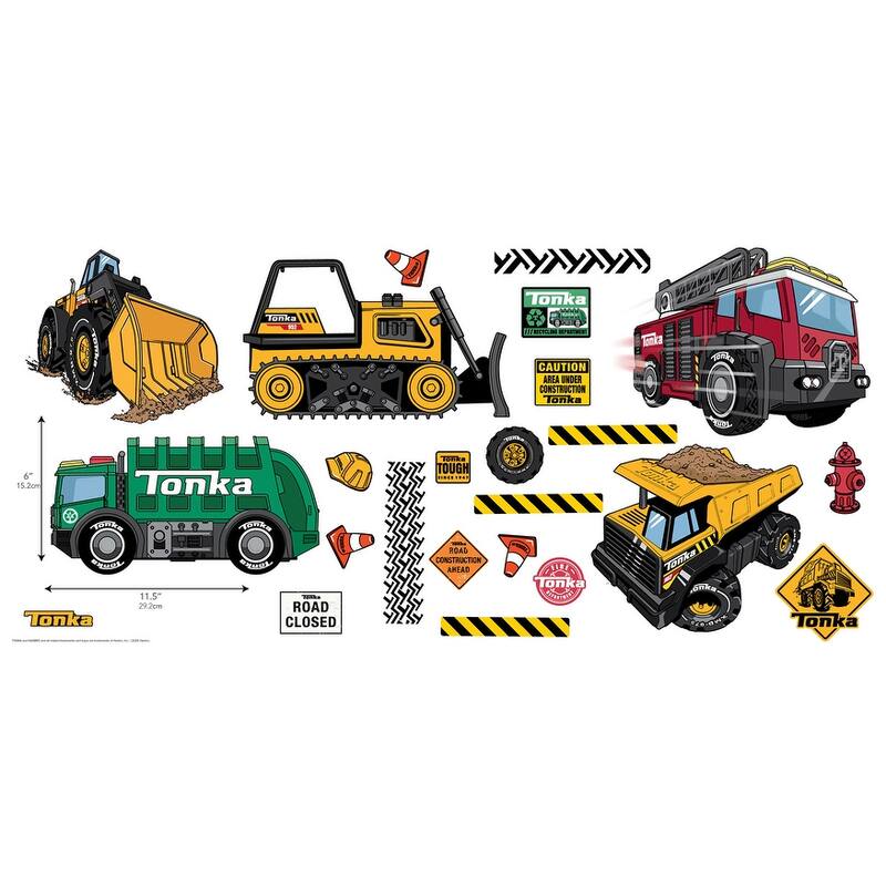 RoomMates Tonka Trucks Wall Decals
