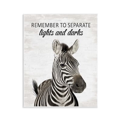 Stupell Remember To Separate Laundry Wall Plaque Art Design By Lettered and Lined