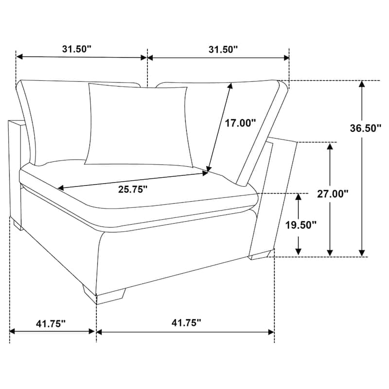 Lakeview Upholstered Modular Sectional Sofa
