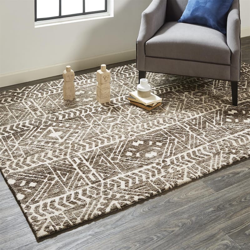 Tirev Stain Resistant Area Rug By HomeRoots - 2' x 3'