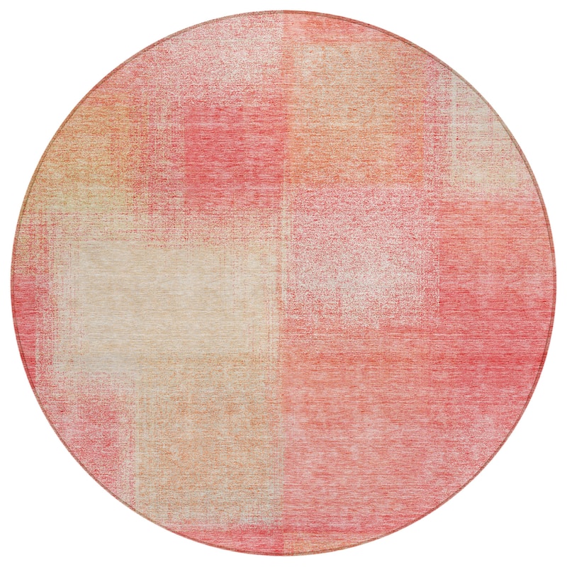 Machine Washable Indoor/ Outdoor Chantille Casual Ombre Rug