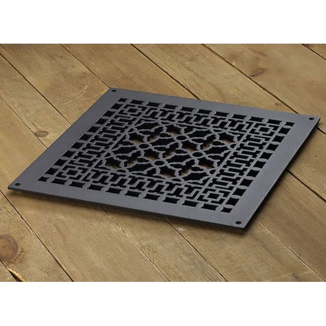 Reggio Registers Scroll Series 14" x 14" Floor Grille without Mounting
