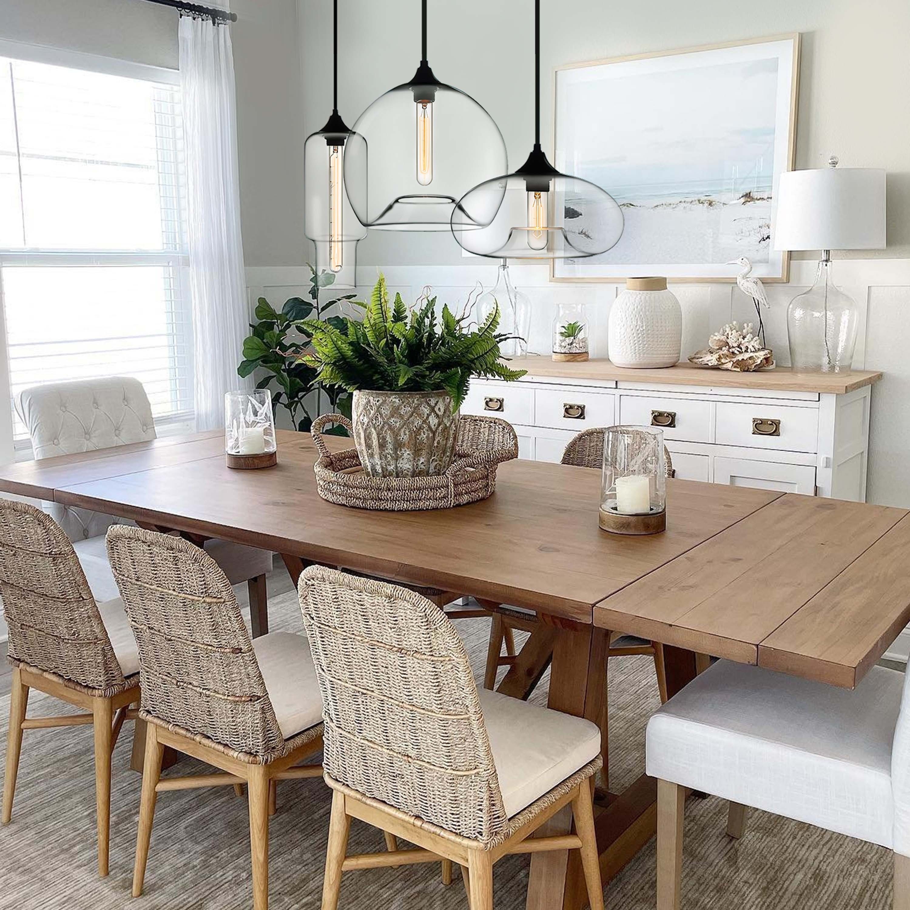 Dining room 3 pendant lights top