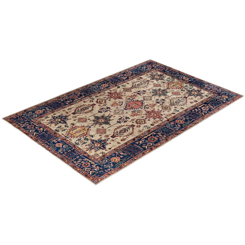 Serapi One-of-a-Kind Hand-Knotted Area Rug - Brown, 6' 0" x 9' 2" - 6' 0" x 9' 2"