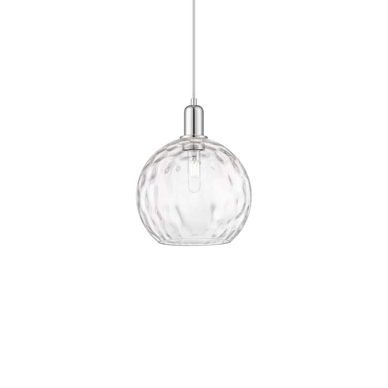 Innovations Lighting 716-1P-13-10 Athens Water Glass Pendant Athens - Polished Chrome / Clear Water Glass