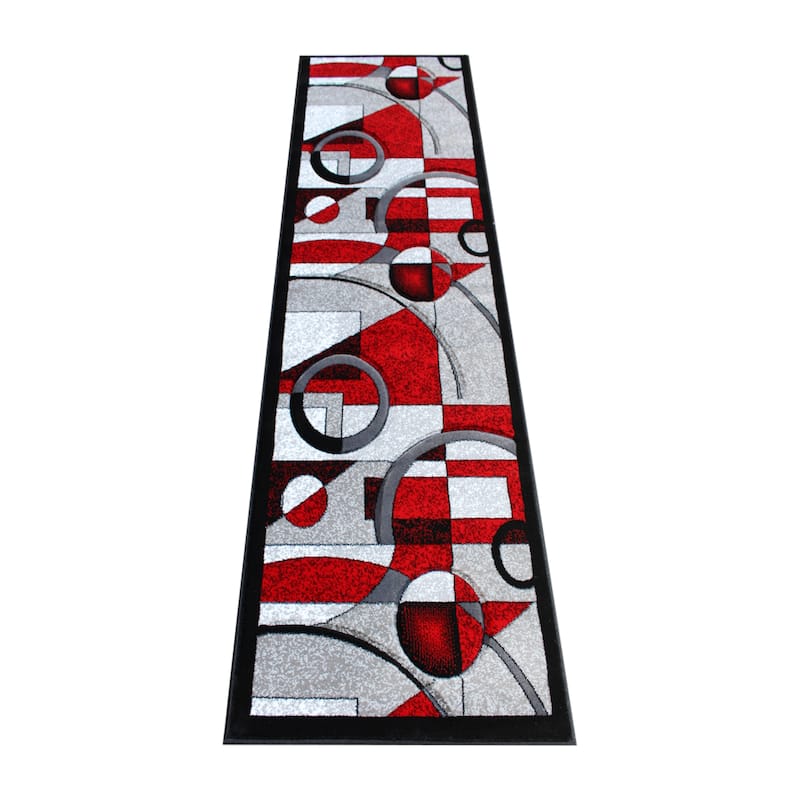 Modern Geometric Abstract Area Rug