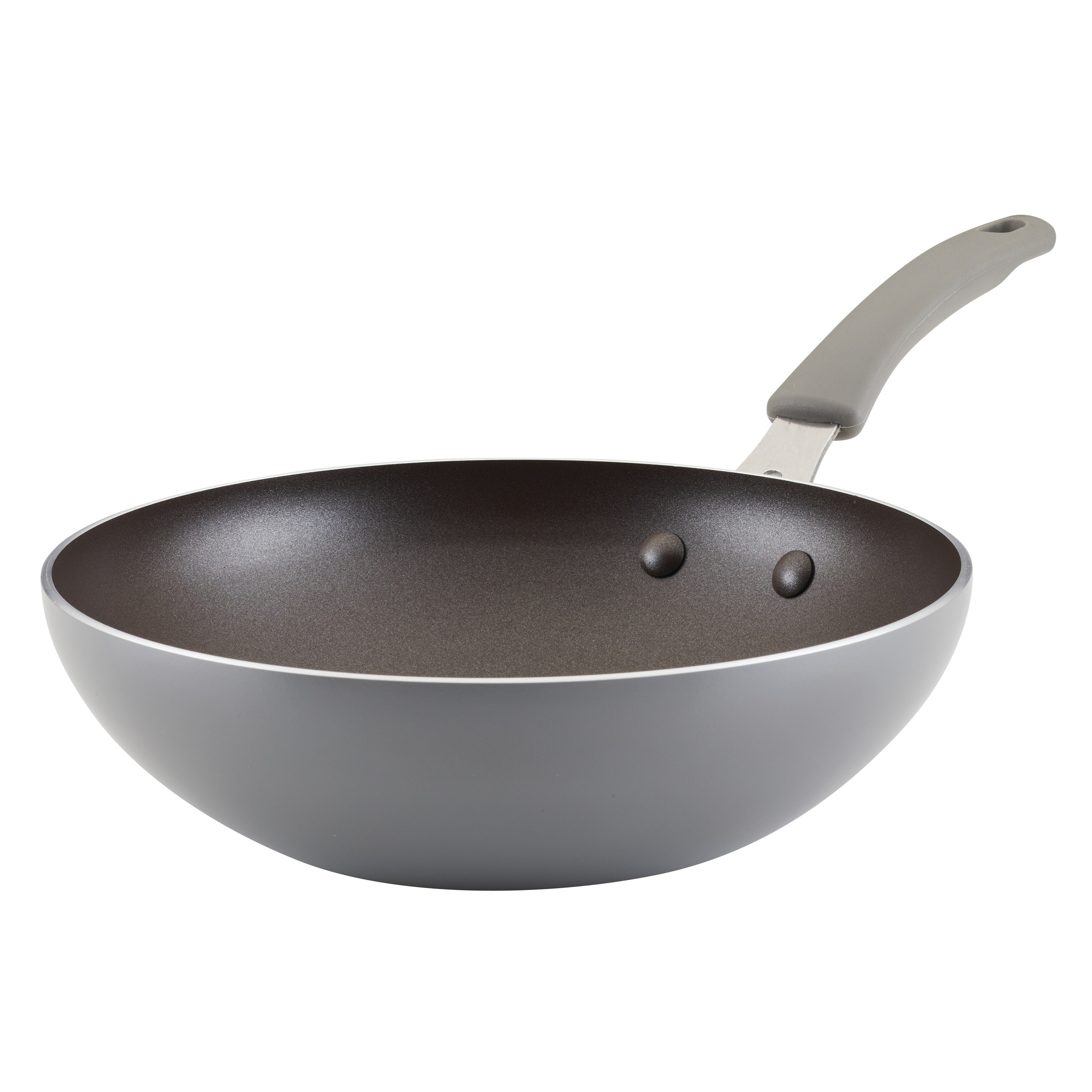 Tasty Carbon Steel Non-Stick Stir Fry Pan/Wok, 14 inch, Blue