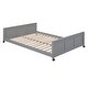 preview thumbnail 23 of 26, Full over Full Bunk Bed With Desk,Solid Construction for Bedroom