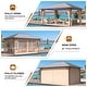 preview thumbnail 8 of 133, EROMMY Hardtop Gazebo,Outdoor Pergola with Double Roof & Netting & Curtains,Heavy Duty Canopy for Patio, Backyard, Pool party