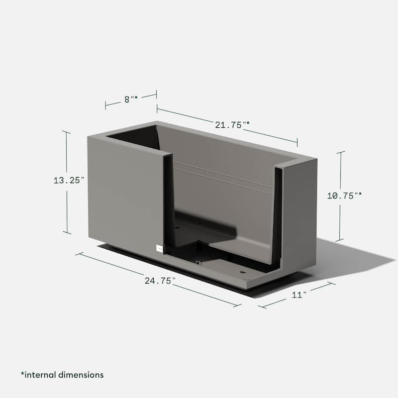 Block Series Long Box Planter