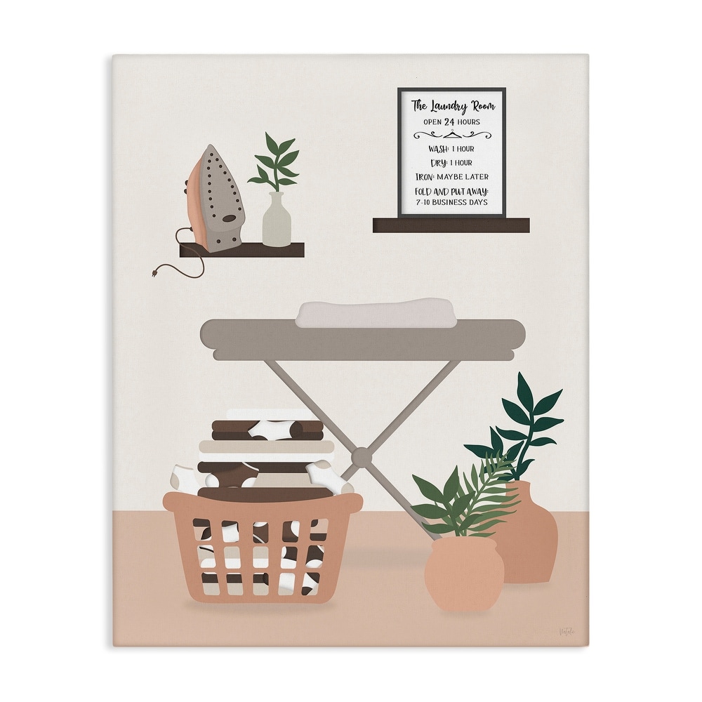 Stupell Laundry Rules Modern View Canvas Wall Art Design By Natalie Carpentieri