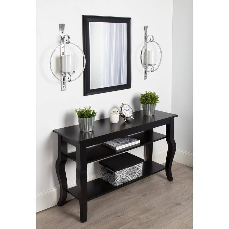 Kate and Laurel Doria Round Glass and Metal Wall Sconce - 12x22
