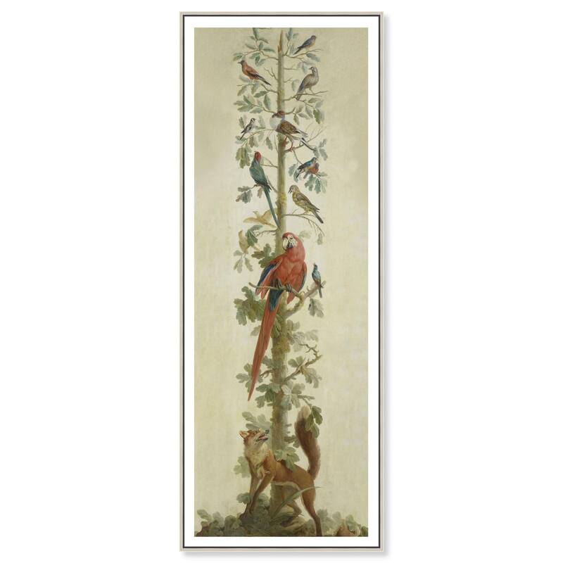 Fox and Papagayo Panoramic Canvas by Art Remedy - Silver - 20" x 54"