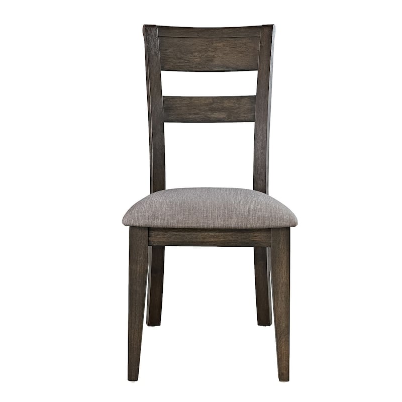Double Bridge Dark Chestnut Splat Back Side Chair (Set of 2)