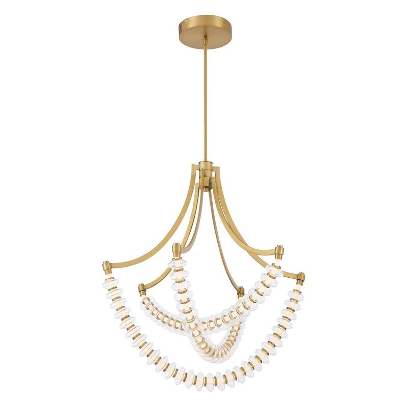 Minka Lavery 5646-L Pearl 30" Wide Abstract Chandelier