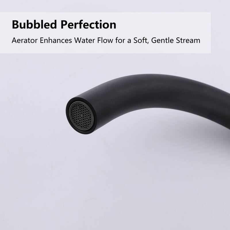 2-Handle 2-Hole Freestanding Tub Faucet with Hand Shower in Black/Gold