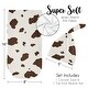 preview thumbnail 5 of 4, Wild West Cow Print Baby Cocoon and Beanie Hat Sleep Sack 2pc Set Brown and Cream Gender Neutral Western Southern Country Animal