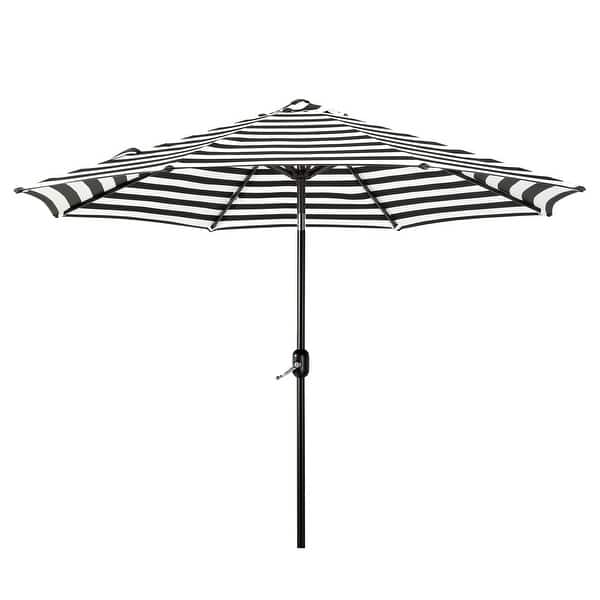 6 ft patio crank umbrellas san diego Terracotta Crank & Tilt Round Patio Umbrella, 9'