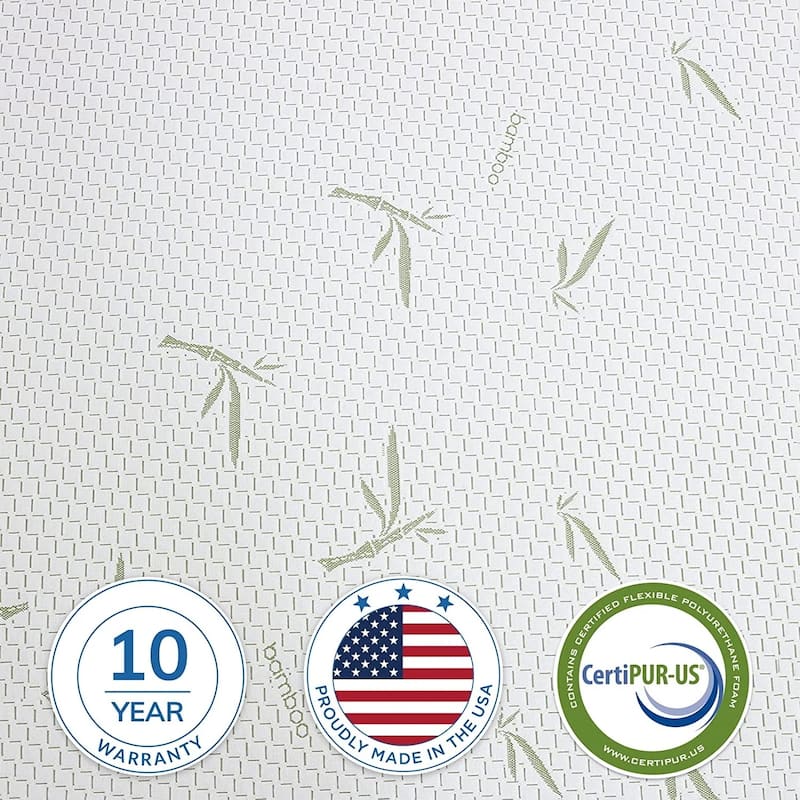 Mattress in a Box, 6 inch Cooling Gel Green Tea Memory Foam Mattresses, Medium Firm Bed Mattress